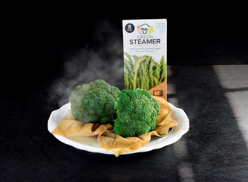 green steamer & broccolli